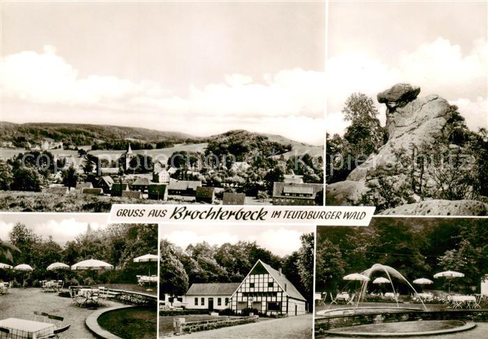 Brochterbeck Tecklenburg Panorama Klippen Ausflugslokal Franz Springbrunnen