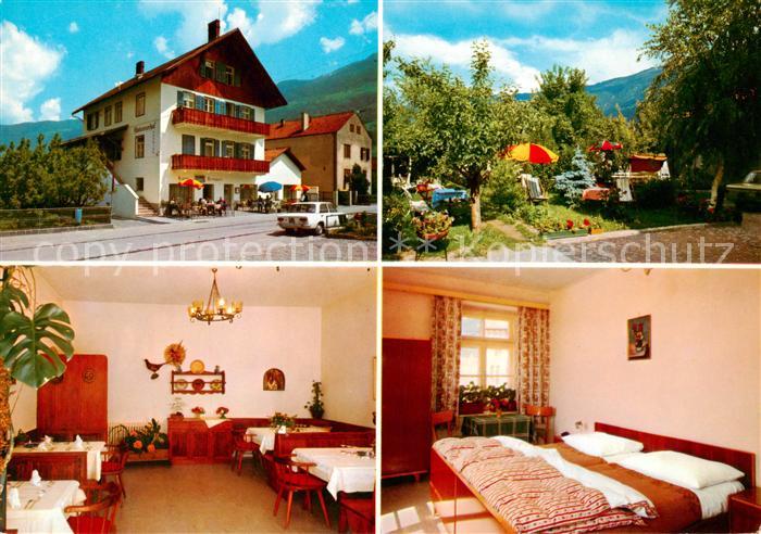 Naturns Naturno Suedtirol IT Pension Restaurant Naturnserhof Garten Gaststube Zi
