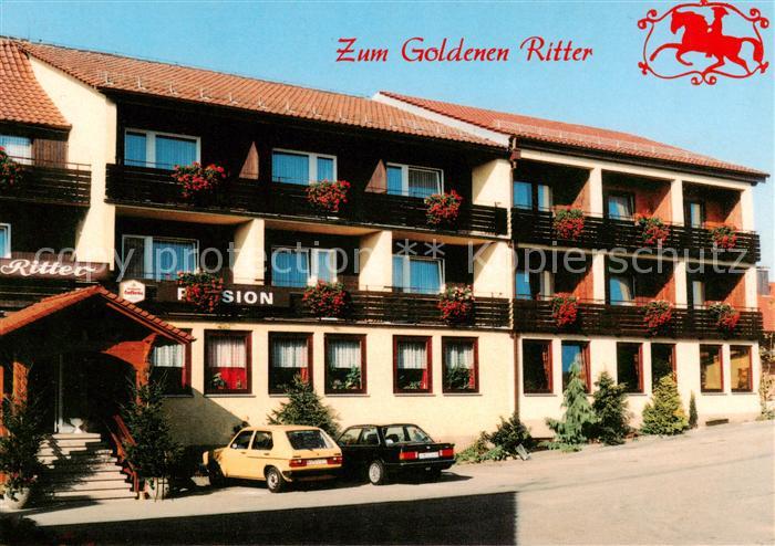 Vorderbuechelberg Spiegelberg Gasthof Pension Zum Goldenen Ritter