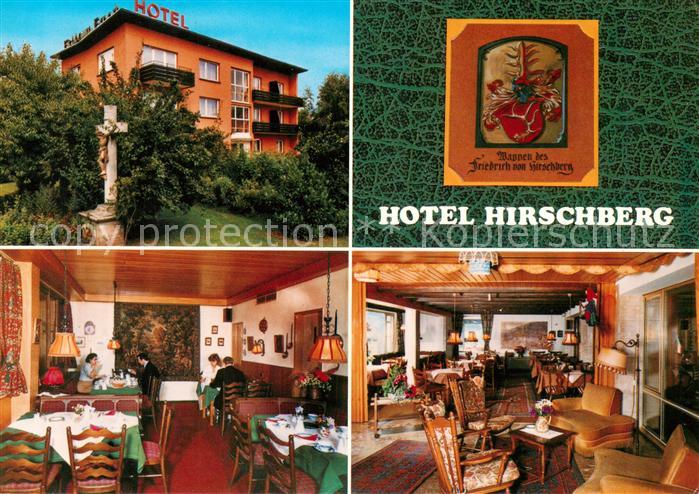 Leutershausen Hirschberg Bergstrasse Hotel Hirschberg Gastraeume