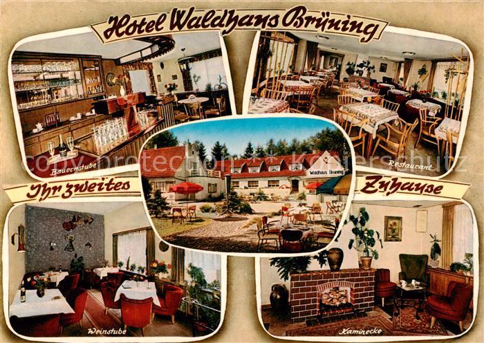 Bruning Hotel Waldhaus Bauernstube Restaurant Weinstube Kaminecke