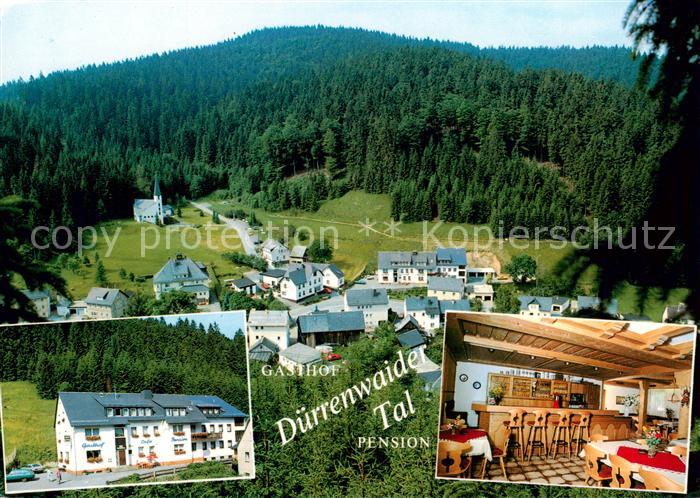 Duerrenwaid Gasthof Pension Duerrenwaider Tal Gaststube Bar Panorama