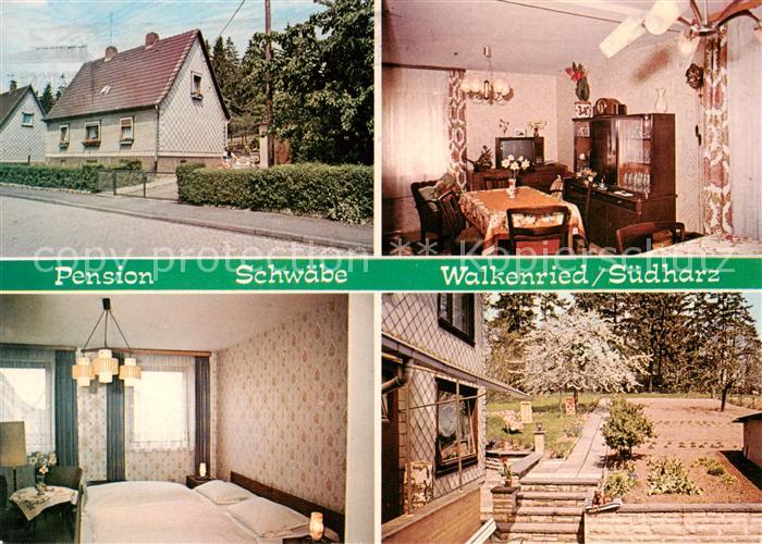 Walkenried Pension Schwaebe Gaststube Zimmer Park