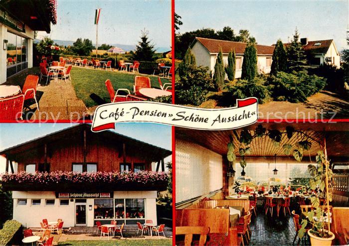 Reinhardshagen Cafe Pension Schoene Aussicht Garten Terrasse Gaststube