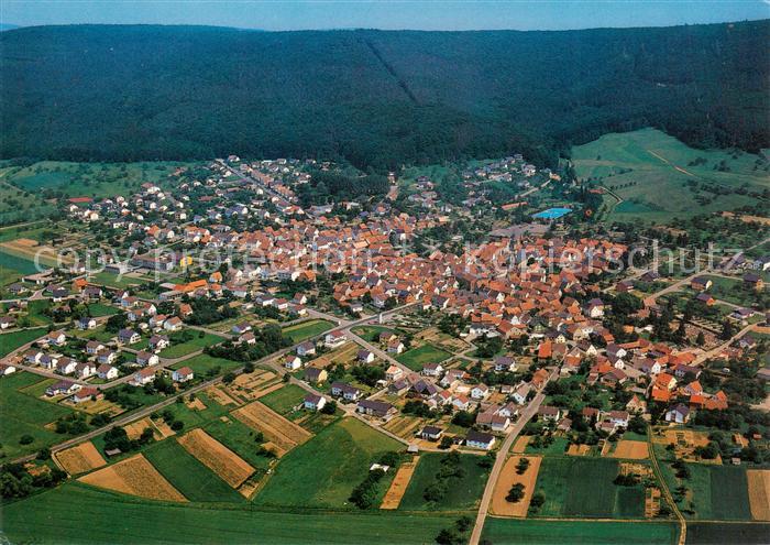 Moenchberg  Spessart Fliegeraufnahme