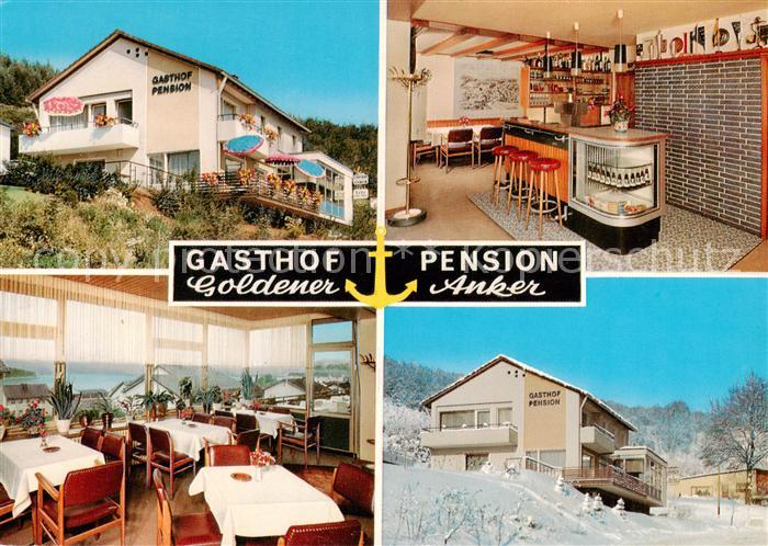 Sondern Olpe NRW Gasthof Pension Goldener Anker Bar Gaststube