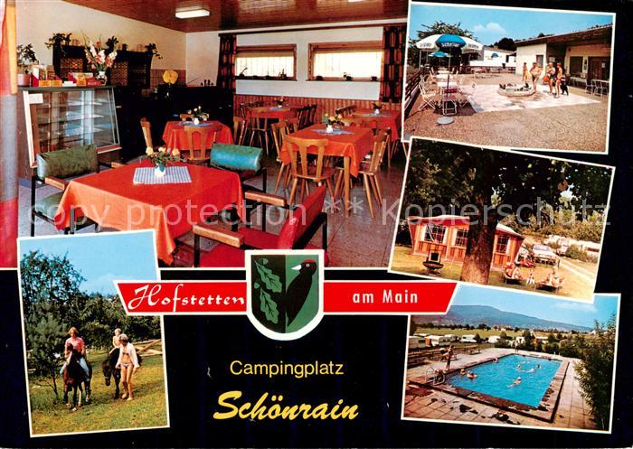 Hofstetten Main Restaurant Campingplatz Schoenrain Reiten Bungalow Schwimmbad