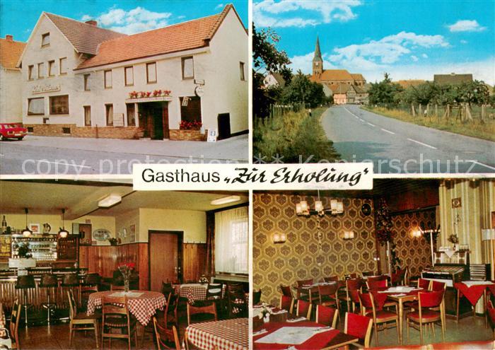 Duderstadt Niedersachsen Gasthaus Zur Erholung Gastraeume Bar Kirche