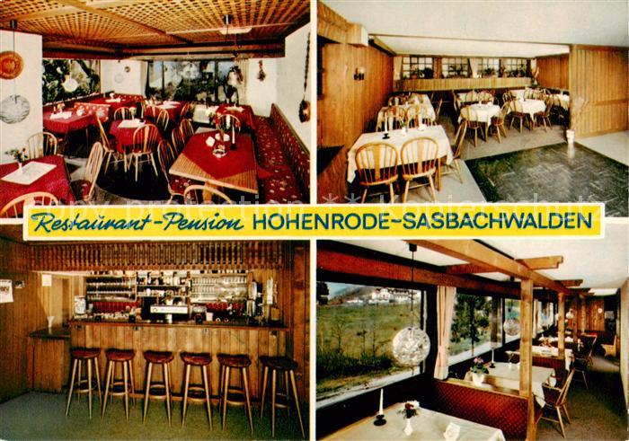Sasbachwalden Restaurant Pension Hohenrode Gastraeume Bar