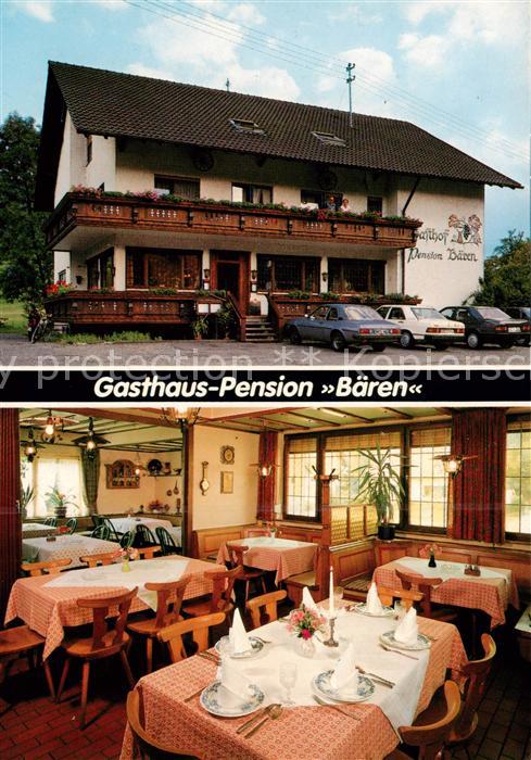Niederwinden Elztal Gasthaus Pension Baeren Gaststube