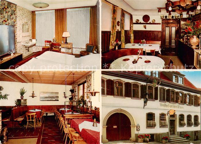 Dettelbach Gasthof Gruener Baum Gastraeume Zimmer