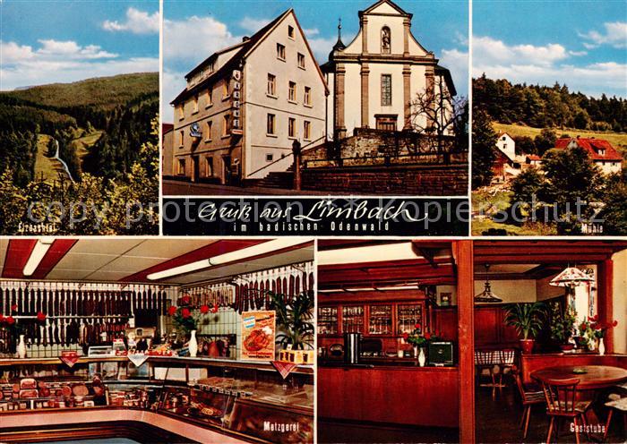 Limbach Baden Gasthaus Pension zur Krone Limbachtal Muehle Metzgerei Gaststube