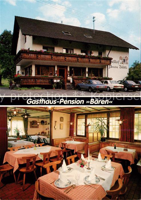 Niederwinden Elztal Gasthaus Pension Baeren Gaststube
