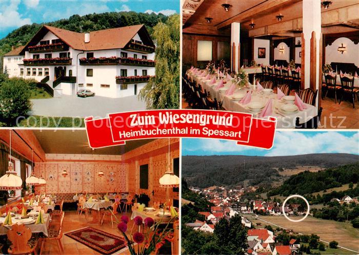 Heimbuchenthal Hotel Restaurant Zum Wiesengrund Gastraeume Panorama