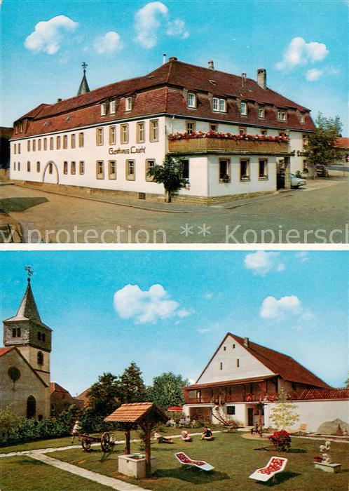 Biebelried Hotel Leicht Kirche Liegewiese