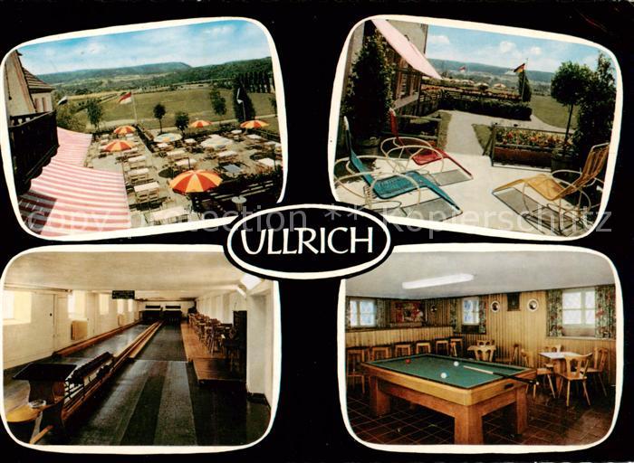 Elfershausen Bad Kissingen Unterfranken Gaestehaus Ullrich Terrasse Kegelbahn Bi
