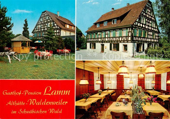 Waldenweiler Gasthof Pension Lamm Althuette Waldenweiler Gastraum