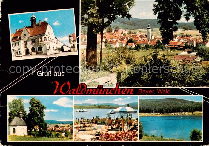 Waldmuenchen Rathaus Panorama Kapelle Seepartien
