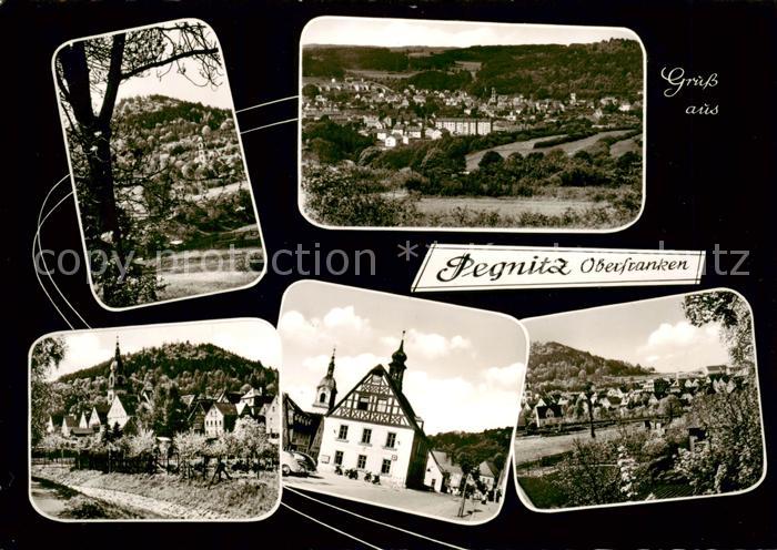Pegnitz Panorama Ortspartien Marktplatz
