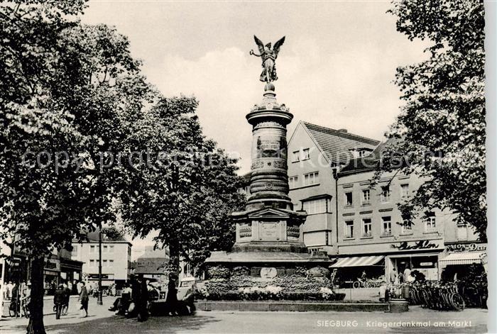 Siegburg Kriegerdenkmal am Markt