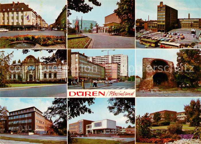 Dueren Rheinland Orts und Teilansichten