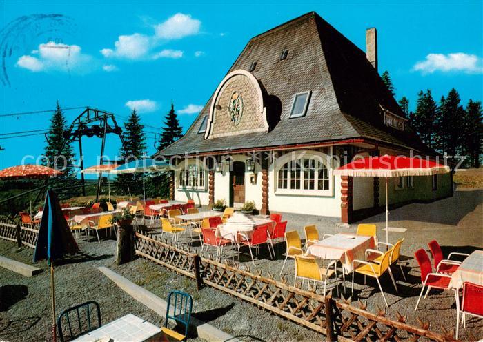 Winterberg Hochsauerland Bergrestaurant Cafe Boshaus Winterberg Terrasse