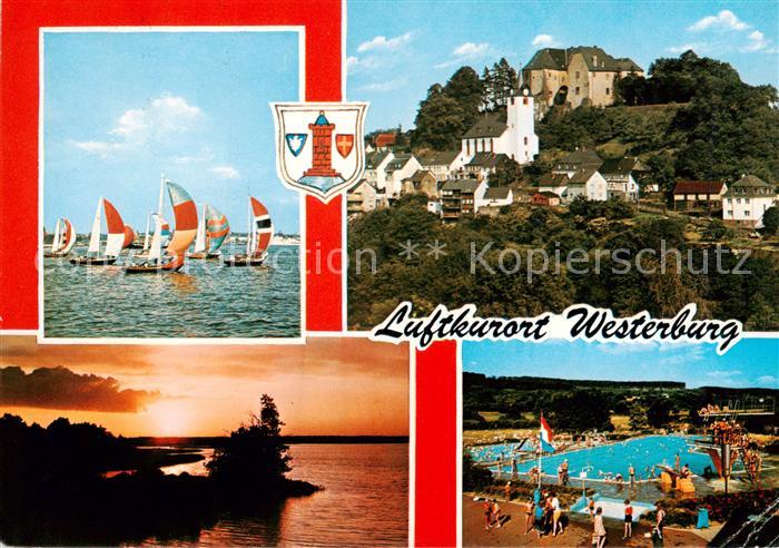 Westerburg Westerwald Segelregatta Schloss Panorama Schwimmbad