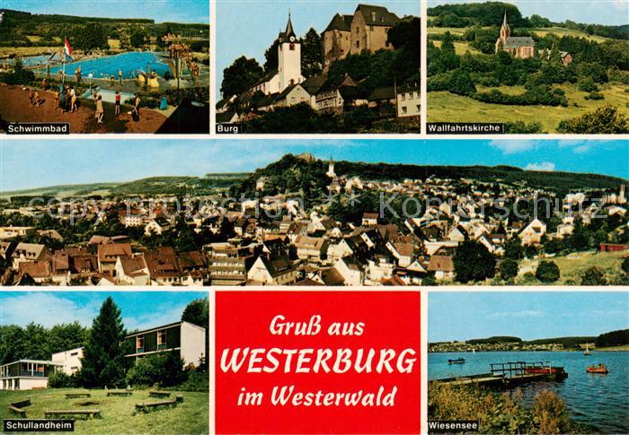 Westerburg Westerwald Schwimmbad Burg Wallfahrtskirche Panorama Schullandheim Wi