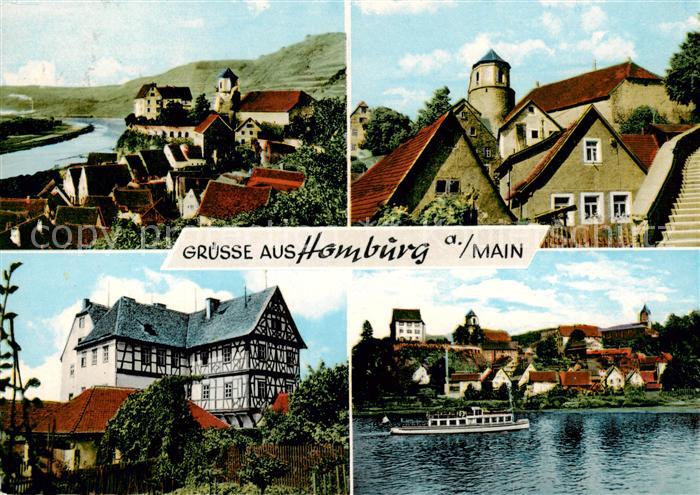 Homburg Main Mainpartien Schloss Fachwerkhaus