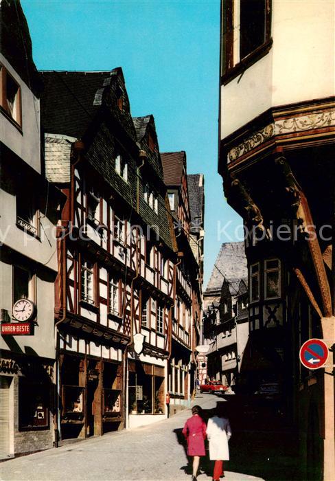 Limburg  Lahn Fachwerk an der Ploetze