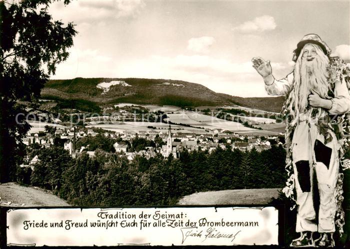 Wanfried Panorama mit Brombeermann