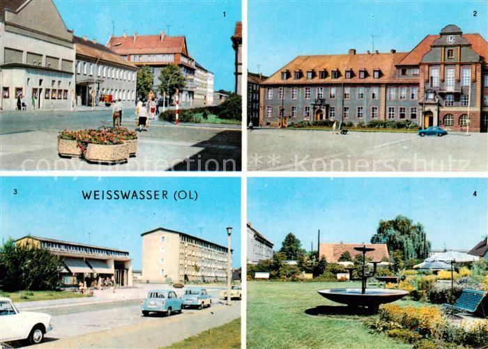 Weisswasser  Oberlausitz Muskauer Strasse Rathaus Wohnkomplex I Humboldtstrasse