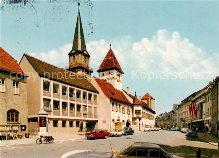 Marktredwitz Hauptstrasse mit altem Rathaus