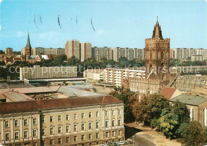Frankfurt Oder Stadtzentrum Rat des Bezirkes und Kunstforum