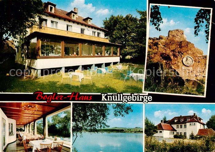 Schwarzenborn Knuell Restaurant Cafe Bogler Haus Knuellgebirge Terrasse Seeparti