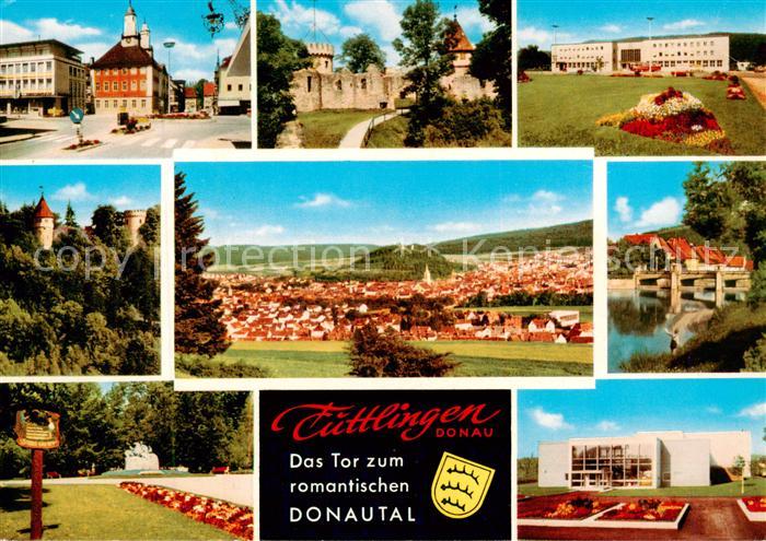 Tuttlingen Orts und Teilansichten Schloss Kurhaus Park Panorama