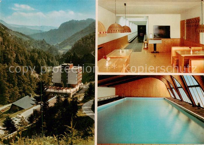 Lierbach Dt Postgewerkschaft Schulungs und Erholungsheim Haus Wasserfall Kegelba