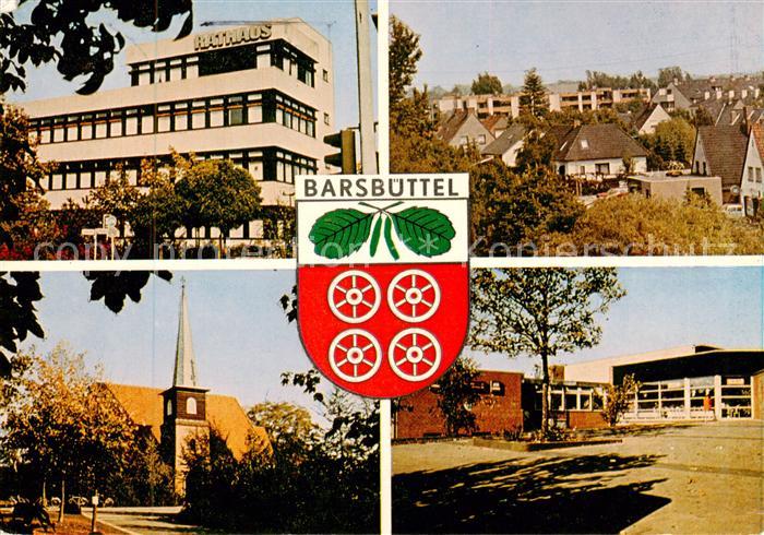 Barsbuettel Rathaus Panorama Kirche Schule