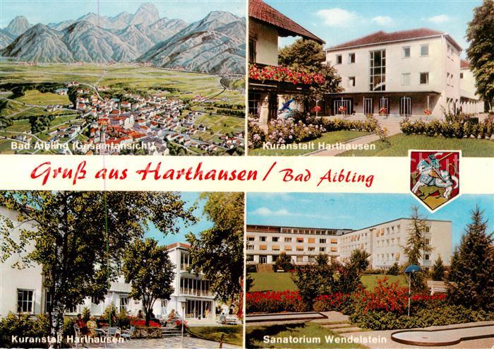 Harthausen Bad Aibling Panorama Kuranstalt Sanatorium Wendelstein