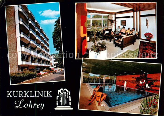 Bad Soden-Salmuenster Kurklinik Lohrey Gastraum Hallenbad