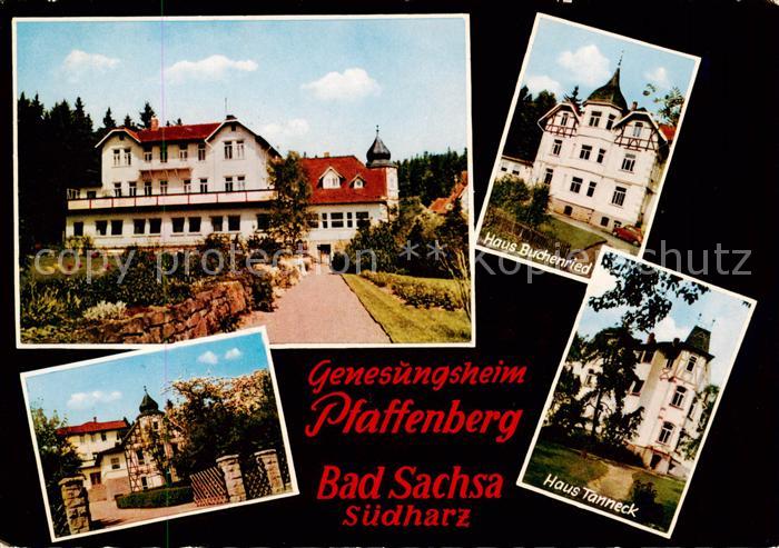 Bad Sachsa Harz Haus Buchenried Genesungsheim Pfaffenberg Haus Tanneck