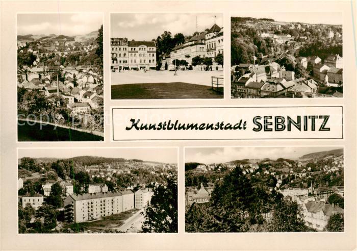 Sebnitz Panorama Marktplatz Teilansichten