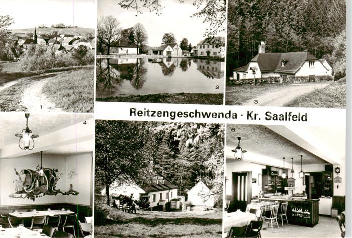 Reitzengeschwenda Teilansicht OT Neidenberga Gaststaette Lothramuehle