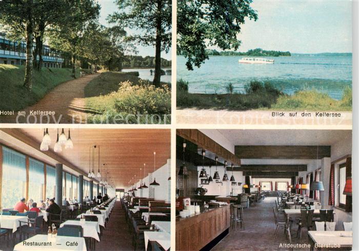 Malente-Gremsmuehlen Hotel am Kellersee Blick auf den Kellersee Restaurant Cafe