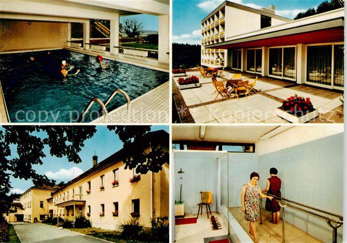 Bad Kissingen Muetterkurheim Seehof Hallenbad Wassertretanlage Terrasse