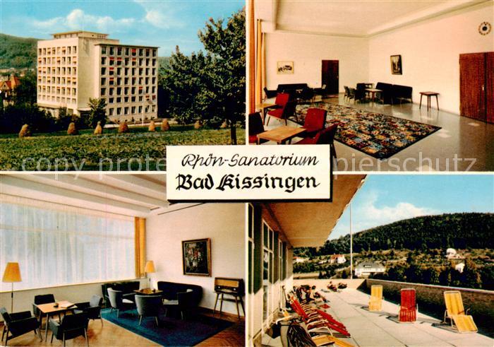 Bad Kissingen Rhoen Sanatorium Aufenthaltsraeume Terrasse