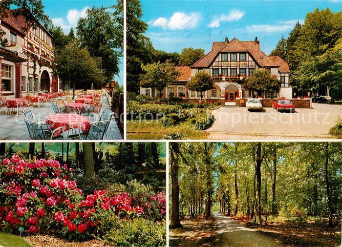 Duensen Bassum Hotel Waldfrieden Terrasse Park