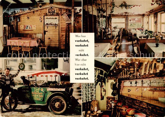 Trauchgau Cafe Weinstube Gletscherspalte Gastraeume Bar Oldtimer