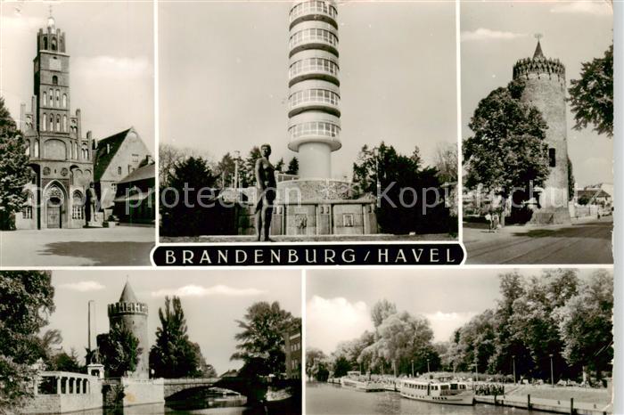 Brandenburg Havel Rathaus Friedenswacht Plauer Torturm Sowjet Ehrenhain Havel