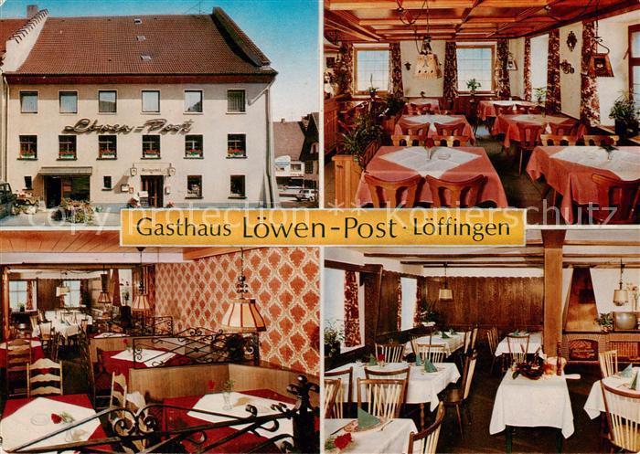 Loeffingen Gasthaus Loewen Post Restaurant